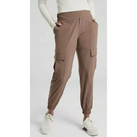 Athleta Pants - Athleta Chelsea Utility Cargo Jogger Mineral Brown-sz 6
